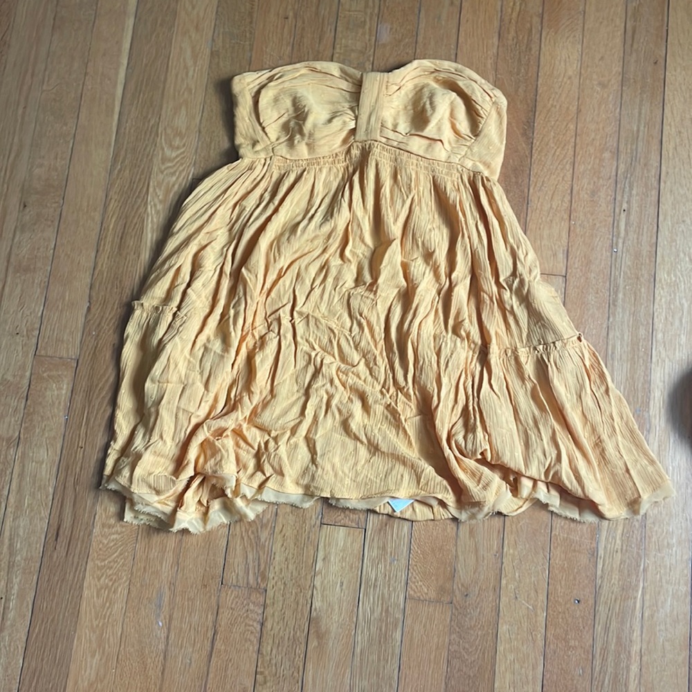 Free people yellow mustard dress